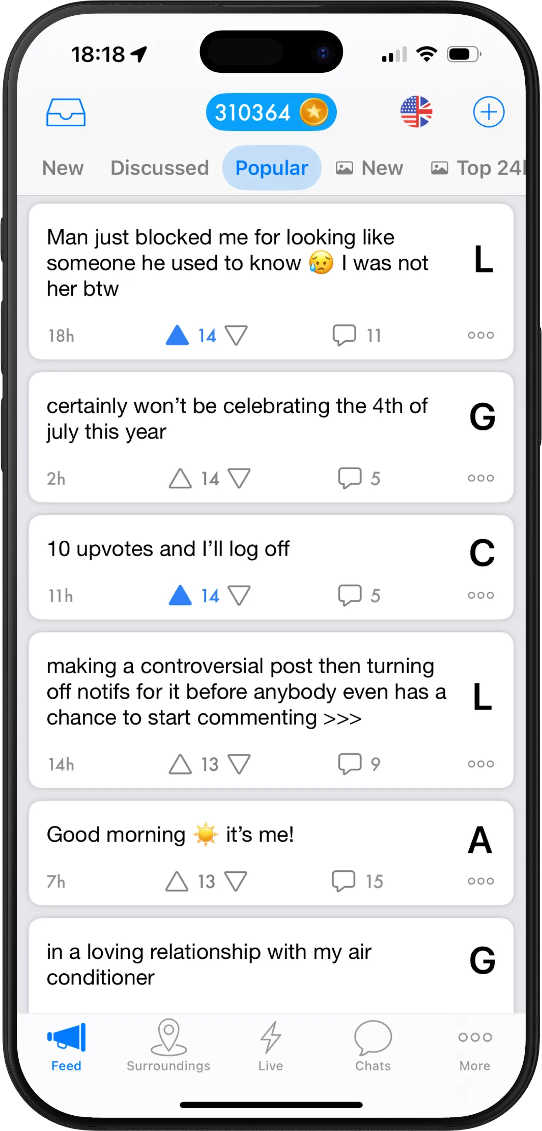 Popular posts in the Twiq public feed